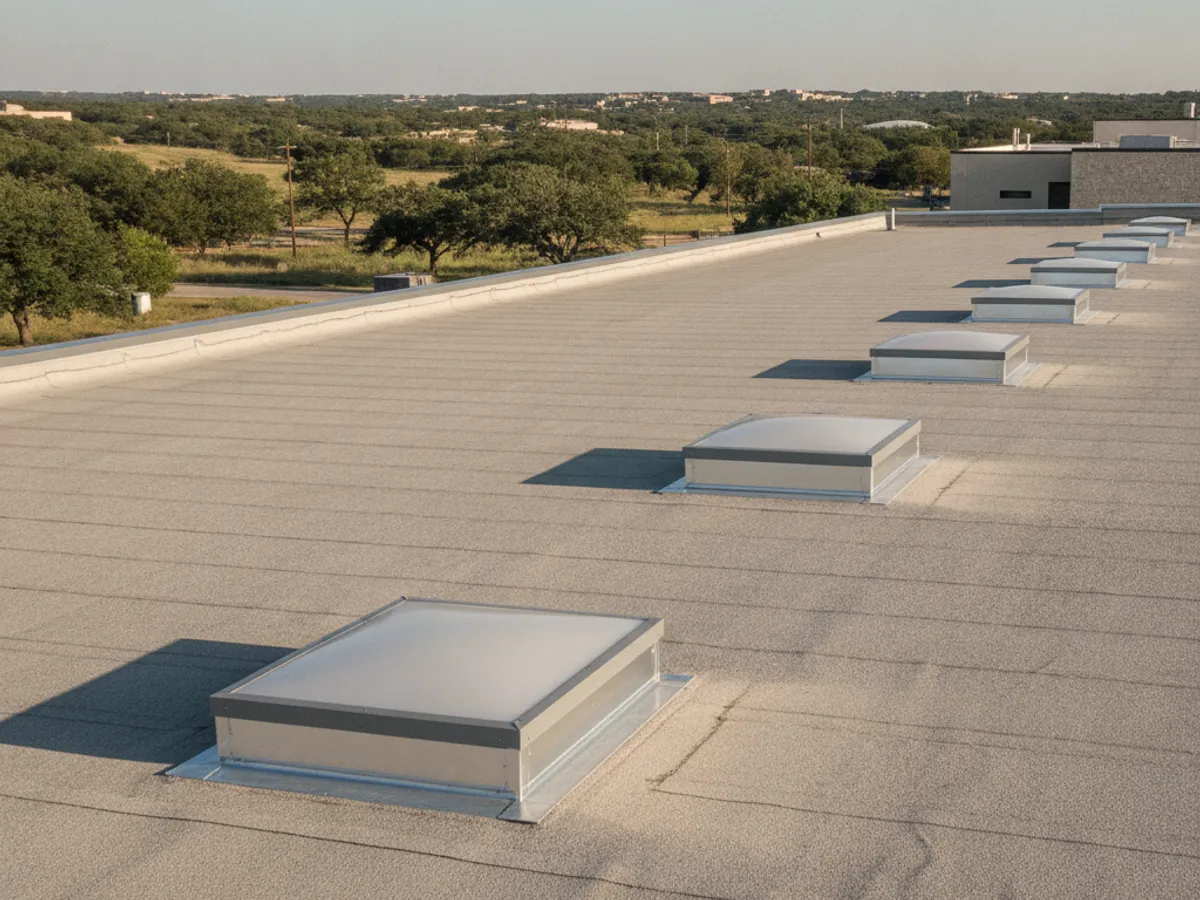 Commercial detail work by an Austin metro daylighting crew